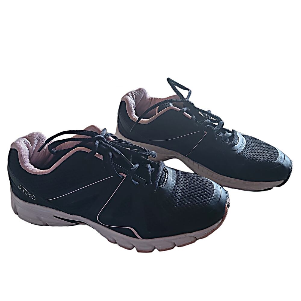 Fila Black Pink Sneakers Sz  9